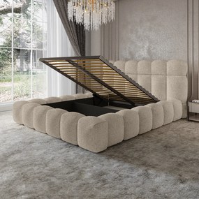 Dizajnová čalúnená posteľ DEA 180 x 200 v látke QUELLE