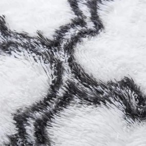 Protišmykový koberec DECOR biely / sivý 1