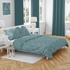 Vianočné bavlnené obliečky Zimný les, 140 x 200 cm, 70 x 90 cm