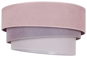 Duolla - Stropné svietidlo TRIO 1xE27/15W/230V pr. 45 cm ružová/šedá/biela