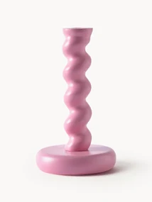 Ručne vyrobený kovový svietnik Twister