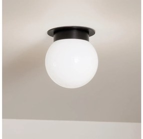 Kichler KL-ALBERS-F-G-BK-Stropné svietidlo ALBERS 1xE27/40W/230V pr.20,3cm čierne