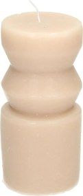 Sviečka Cornelia 14cm beige