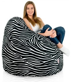 Sedací vak SAKO zebra