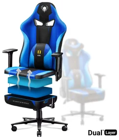 Látkové herné kreslo Diablo X-Player 2.0 King Size, Frost Black/ čierne
