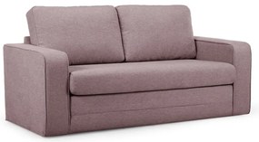 Svetloružová rozkladacia pohovka 160 cm Come – Bobochic Paris