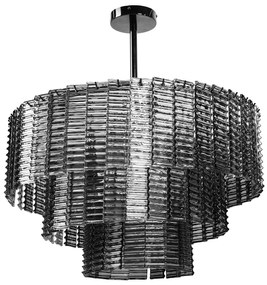 Toolight Toolight, závesné stropné svietidlo 62cm, 8xE14, APP1678-8CP, šedá, OSW-09313