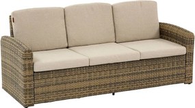 DEOKORK Ratanová zostava SANTORINI pre 5 osôb (hnedá)