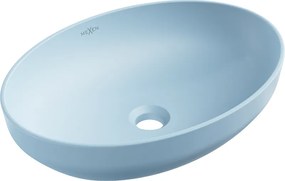 Mexen Cornelia, umývadlo na dosku 50 x 36 cm, modrá matná, 21885049