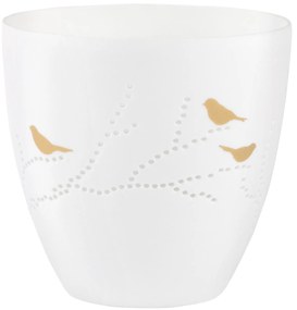 räder Porcelánový svícen Gold Birds Large