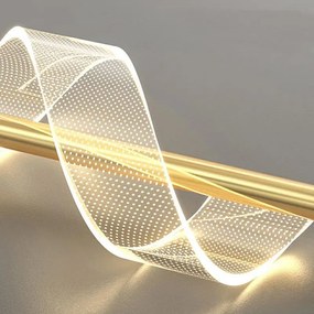 Toolight Toolight, LED stropné svietidlo 110cm, 3.6W, APP1550-CP, zlatá, OSW-05477