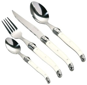 Antikoro príbor v krémovej a prírodnej farbe 16 ks Swiss – Premier Housewares