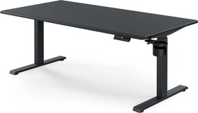 Elektrický stôl s reguláciou výšky ergonomický antracitový,1600x800 mm: ARIA