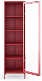 Vitrína LUIGI, 500 x 1800 x 350 mm, Modern: červená