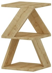 Odkladací stolík ALBENI 50x30 cm hnedá