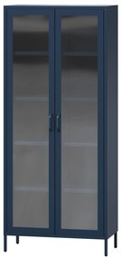Vitrína ANGELO, 800 x 1850 x 450 mm, Modern: farba granátová