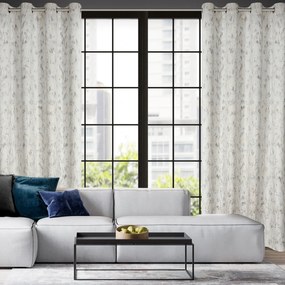 ZATEMŇOVACÍ ZÁVES NA KRÚŽKOCH KORNELIA 140X250 CM KRÉMOVÁ