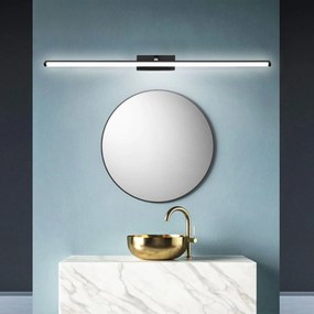 Toolight Rea - Toolight, LED kúpeľňové svietidlo nad zrkadlo 20W 100CM APP375-1W, čierna, OSW-05005
