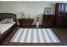 Kusový koberec Pruhy sivý 140x200cm