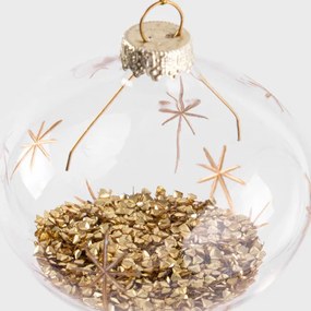Závesná vianočná dekorácia FJER zlatá 711596