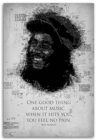Gario Obraz na plátne Spevák Bob Marley - Gab Fernando Rozmery: 40 x 60 cm