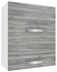 Kuchynská skrinka Belini horná 60 cm šedý antracit Glamour Wood  TOR SGP2-60/1/WT/GW1/0/U