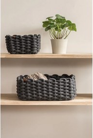 Látkový košík 35x25x14 cm Peach Skin M – Bigso