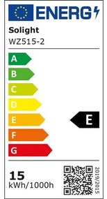 SOLIGHT LED žiarovka klasický tvar A65 15W, E27, 3000K, 220 °, 1650lm