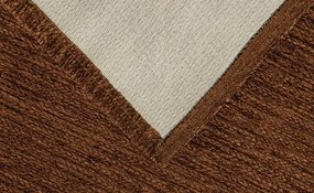 Oriental Weavers, Protišmykový ručne tkaný behúň Laos 218X, 120x160, hnedá, chodba / predsieň