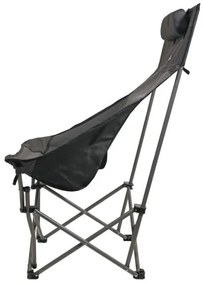Skladacia kempingová stolička šedá