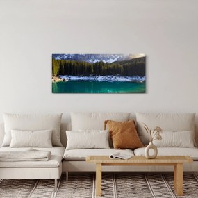 Obraz - Jazero Karersee (120x50 cm)