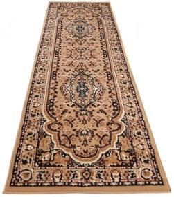 Kusový koberec PP Akay béžový atyp 100x250cm