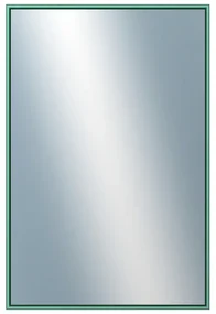 DANTIK - Zrkadlo v rámu, rozmer s rámom 40x60 cm z lišty Hliník zelená m. (7002246)