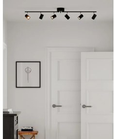 ByRydens 4202100-4002 - Bodové svietidlo CORRECT 6xGU10/7W/230V čierna