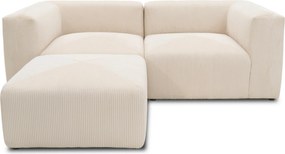 XXXLutz ROHOVÁ SEDAČKA, textil, krémová MID.YOU - Online Only obývacie izby - 001776018417