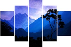 Obraz - Nočné nebo v Nepále (150x105 cm)