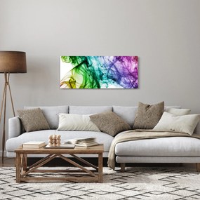 Obraz - farebný dym (120x50 cm)