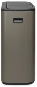 Sivý dotykový oceľový odpadkový kôš 60 l Bo Touch Bin – Brabantia