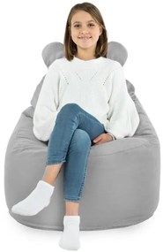 Kreslo pre deti Teddy sivé