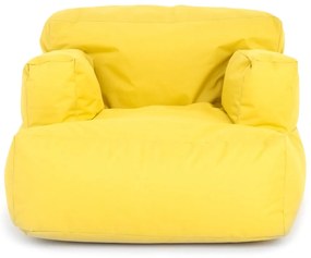 Sedací vak v tvare kresla Relax žltý