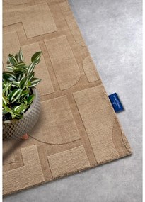 Béžový ručne tkaný vlnený behúň 80x250 cm Alexis – Villeroy&amp;Boch