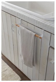 Biely závesný držiak na utierky YAMAZAKI Tosca