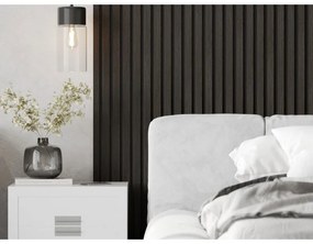 Mexen Lam-B, akustické stenové lamely 275 × 30 cm, HDF doska 4 mm, technická dyha, orech striebristý, S100-275307-3015-009