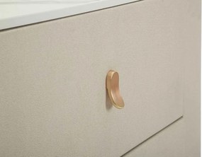 Dizajnová komoda Ondelette 140 cm krémová