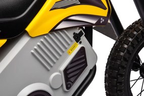 LEAN CARS Elektrická motorka krosová A9901 36V, žltá
