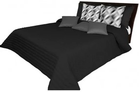Prehoz na posteľ čiernej farby do spálne Šírka: 220 cm | Dĺžka: 240 cm