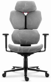 Ergonomická textilná otočná kancelárska stolička - HC-1010 Grey