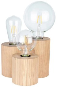 Spot-Light 2266374 - Stolová lampa VINCENT 3xE27/15W/230V dub