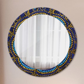 Okrúhle ozdobné zrkadlo Dekoratívna skladba fi 70 cm