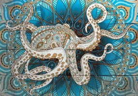 Manufakturer -  Tapeta mandala and octopus